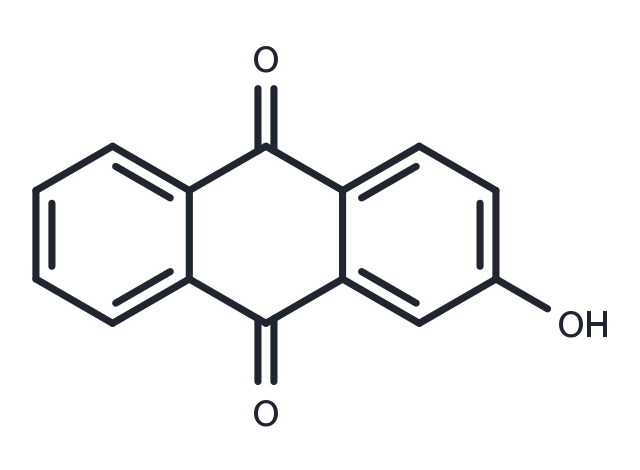 2-Hydroxyanthraquinone Chemical Structure
