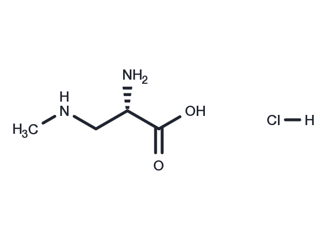 β-N-methylamino-L-alanine hydrochloride Chemical Structure