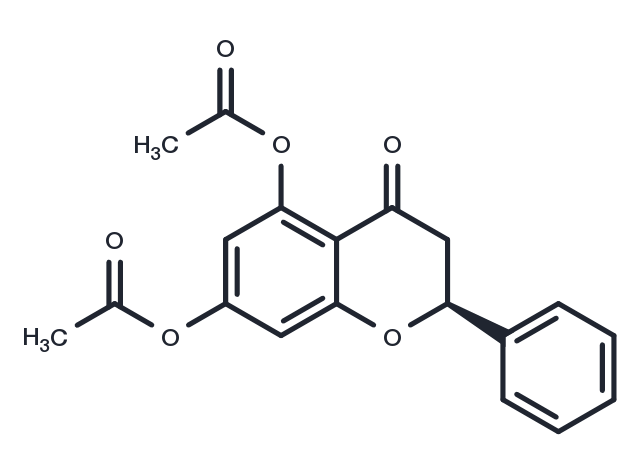 Pinocembrin diacetate Chemical Structure