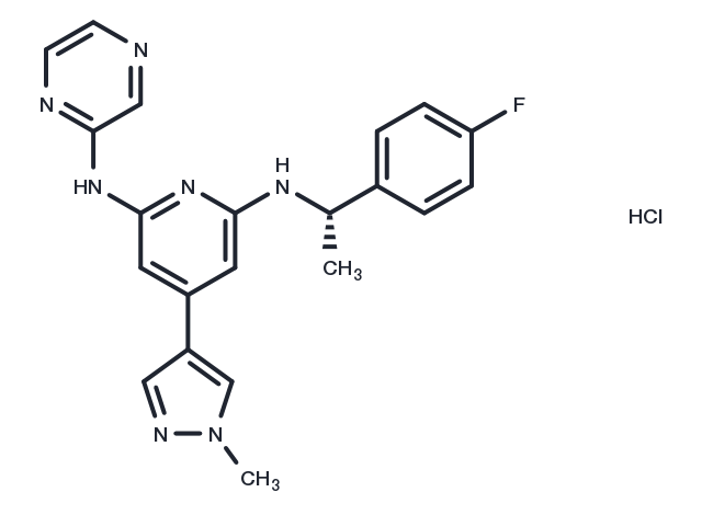 Ilginatinib hydrochloride