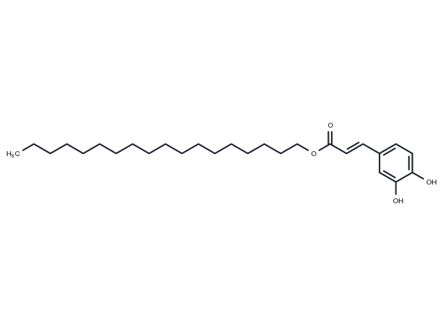 Octadecyl caffeate Chemical Structure