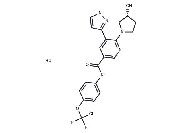 Asciminib hydrochloride Chemical Structure
