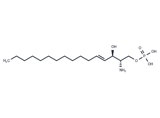 Sphingosine-1-phosphate (d16:1) Chemical Structure