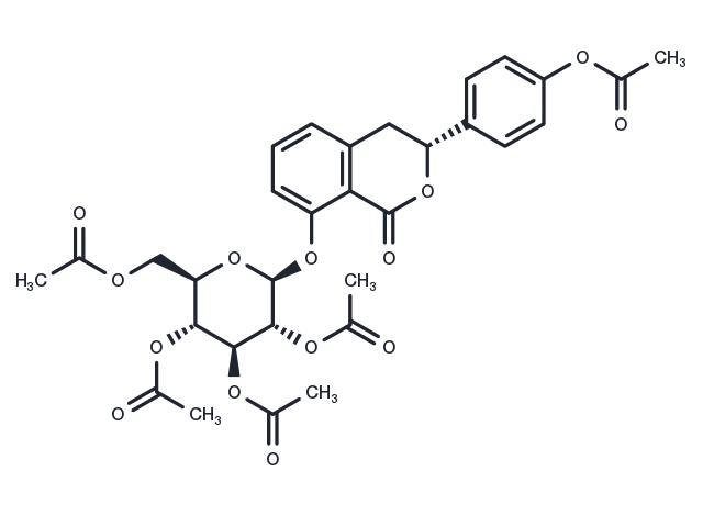 (3R)-Hydrangenol 8-O-glucoside pentaacetate