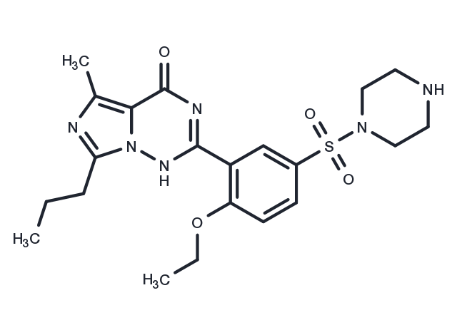 N-Desethyl Vardenafil Chemical Structure