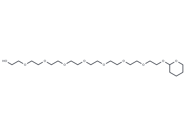 THP-PEG8-OH Chemical Structure
