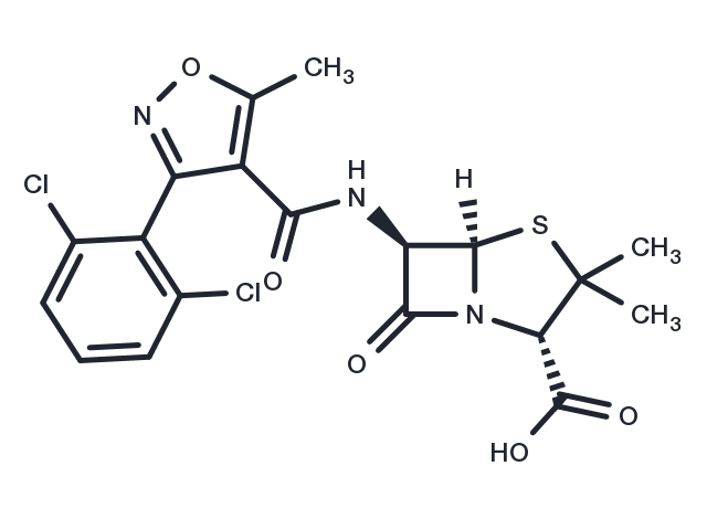 Dicloxacillin Chemical Structure