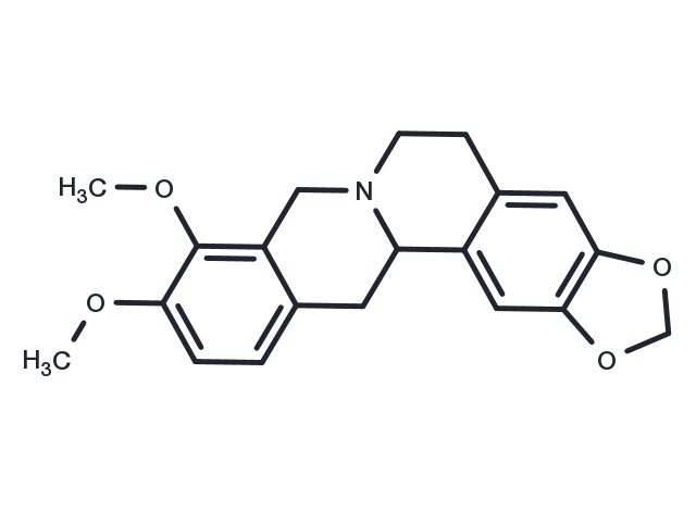 Tetrahydroberberine Chemical Structure