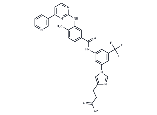 Nilotinib Acid Chemical Structure
