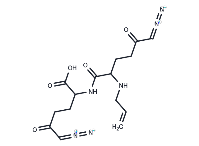Alazopeptin Chemical Structure