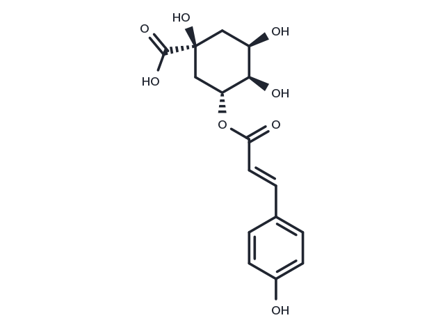 3-O-p-Coumaroylquinic acid Chemical Structure