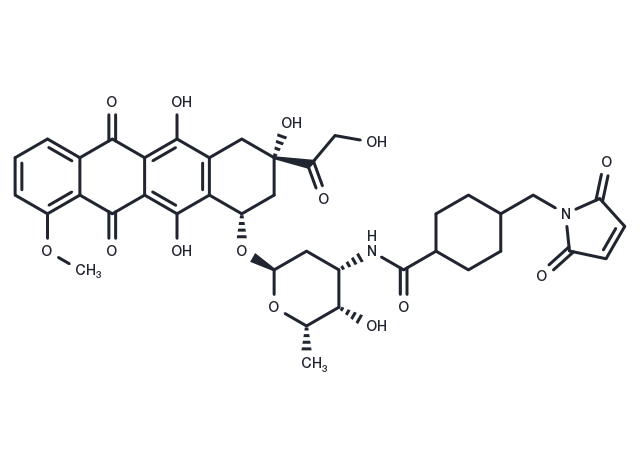 Doxorubicin-SMCC Chemical Structure