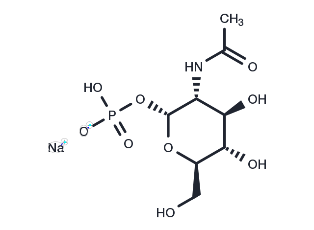 N-Acetyl-α-D-glucosamine 1-phosphate disodium Chemical Structure