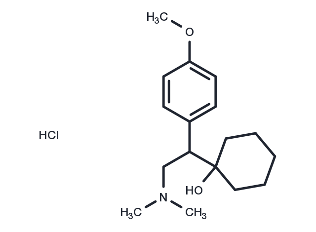 Venlafaxine hydrochloride Chemical Structure