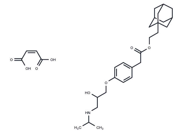 Adaprolol maleate Chemical Structure