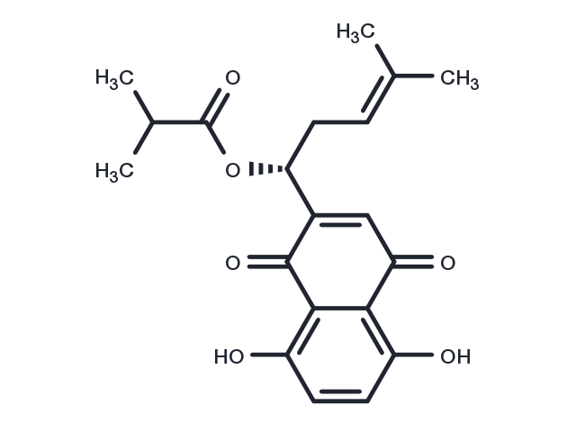 Isobutylshikonin Chemical Structure