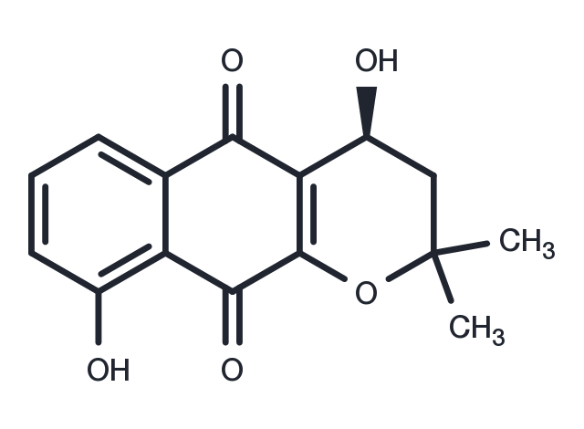 4,9-Dihydroxy-alpha-lapachone Chemical Structure