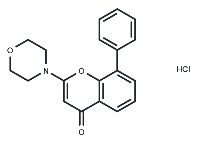 LY-294002 hydrochloride Chemical Structure