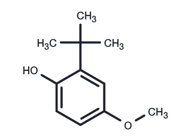 3-TERT-BUTYL-4-HYDROXYANISOLE Chemical Structure