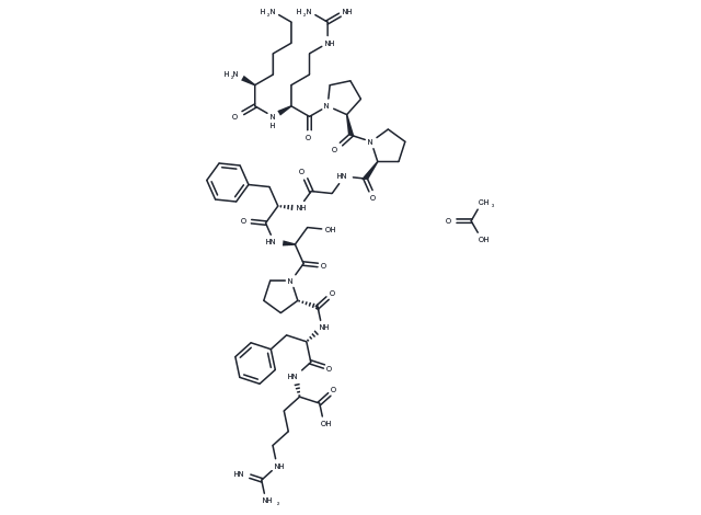 Lys-Bradykinin acetate(342-10-9 free base)