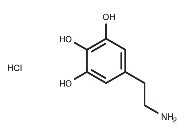 5-Hydroxydopamine hydrochloride Chemical Structure