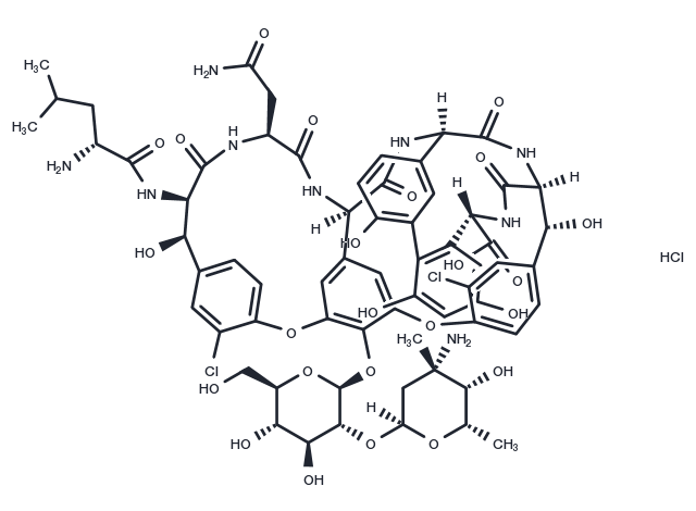 Norvancomycin hydrochloride Chemical Structure