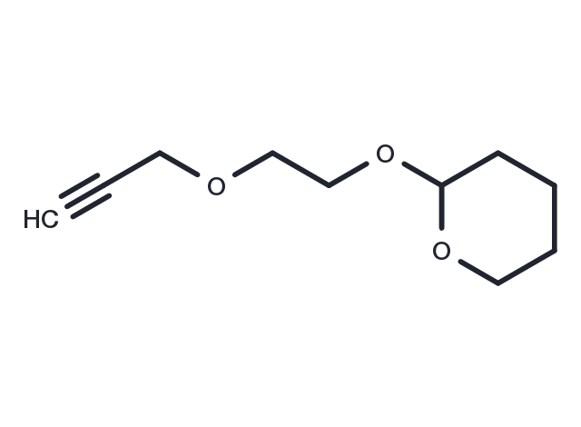 Propargyl-PEG1-THP Chemical Structure