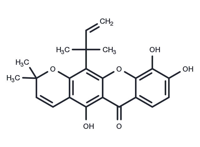 Macluraxanthone Chemical Structure