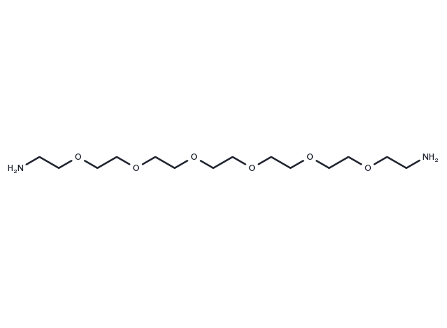 Amino-PEG6-amine Chemical Structure