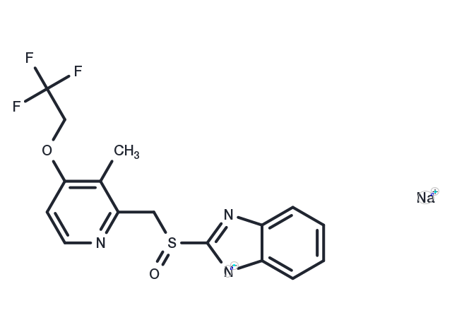 Lansoprazole sodium Chemical Structure
