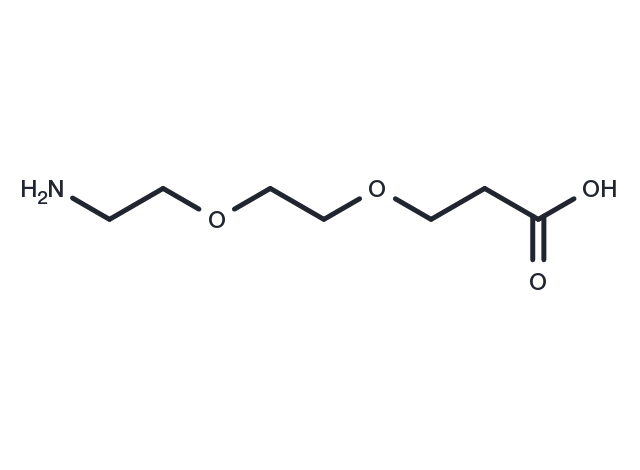 Amino-PEG2-C2-acid Chemical Structure