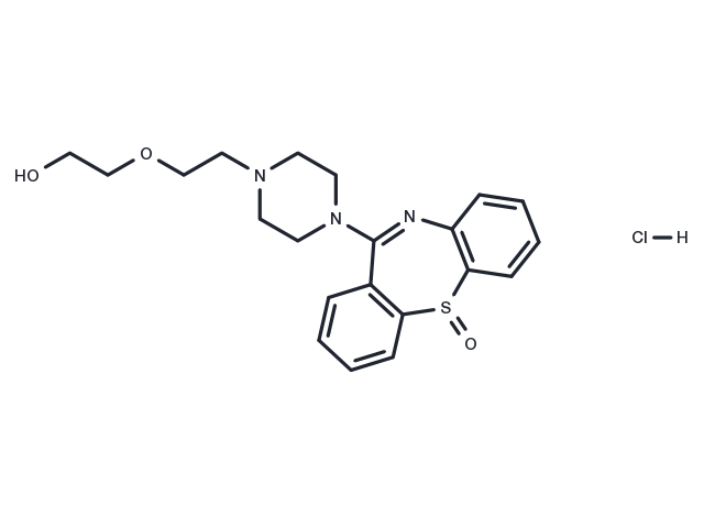 Quetiapine sulfoxide hydrochloride Chemical Structure