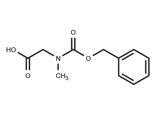 N-((Benzyloxy)carbonyl)-N-methylglycine Chemical Structure