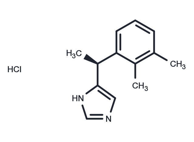 Dexmedetomidine hydrochloride Chemical Structure