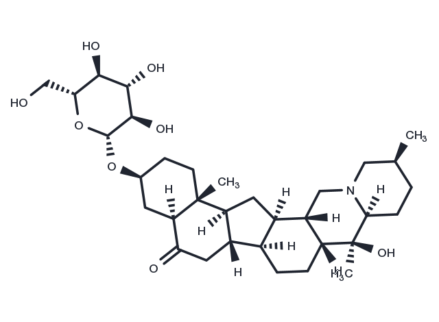 Imperialine 3-β-D-glucoside Chemical Structure