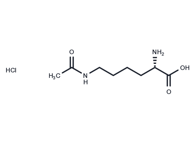 Nε-Acetyl-L-lysine hydrochloride Chemical Structure