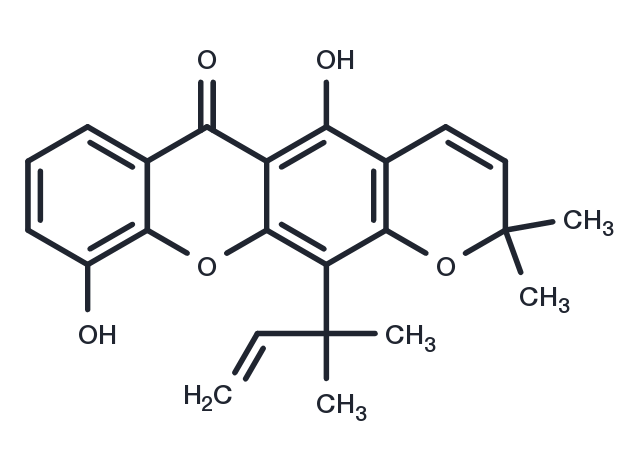 Blancoxanthone Chemical Structure