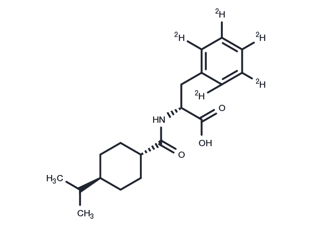 Nateglinide D5 Chemical Structure