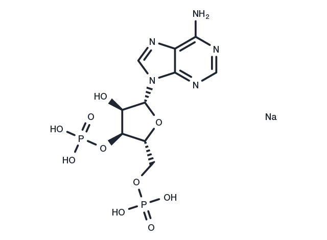 Adenosine 3',5'-diphosphate sodium salt Chemical Structure