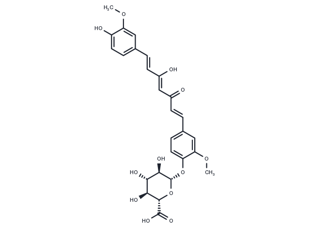 Curcumin monoglucuronide Chemical Structure