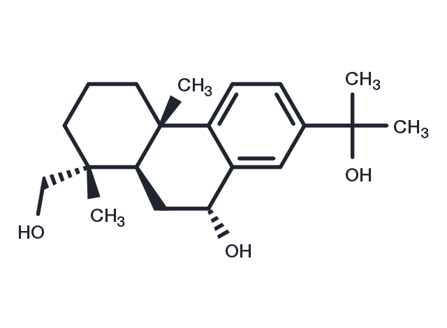 Abieta-8,11,13-triene-7,15,18-triol Chemical Structure