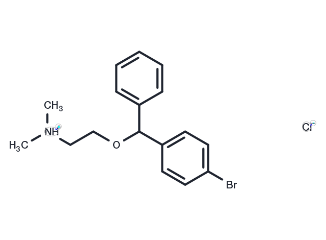 Bromodiphenhydramine hydrochloride Chemical Structure