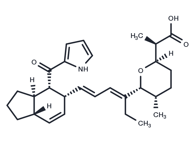 Deethylindanomycin Chemical Structure