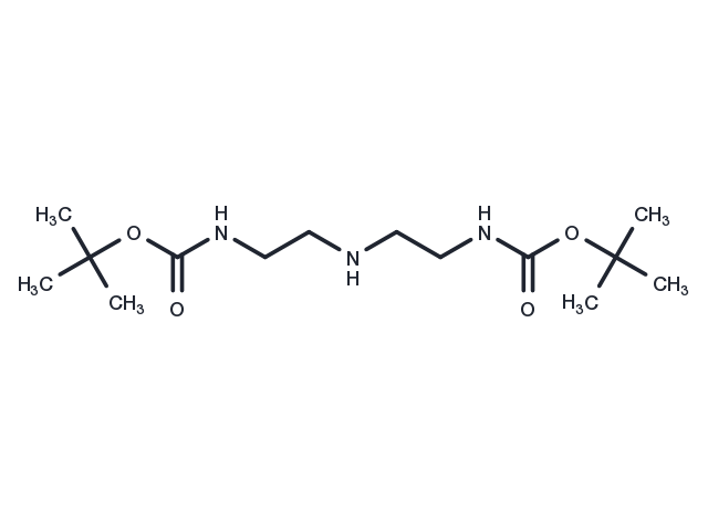 1,7-Bis-Boc-1,4,7-triazaheptane Chemical Structure