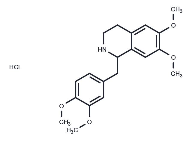 Tetrahydropapaverine hydrochloride Chemical Structure