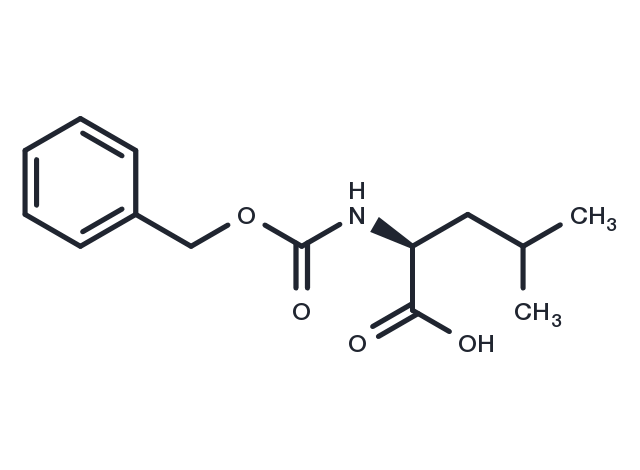 N-Cbz-L-Leucine Chemical Structure