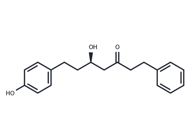 (R)-5-Hydroxy-7-(4-hydroxyphenyl)-1-phenylheptan-3-one Chemical Structure