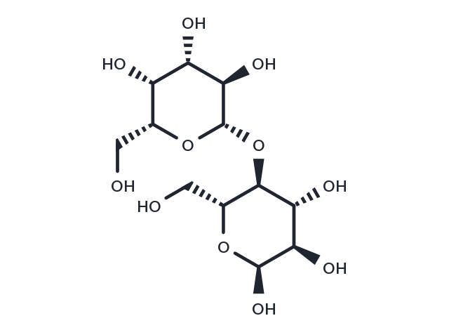 α-Lactose Chemical Structure