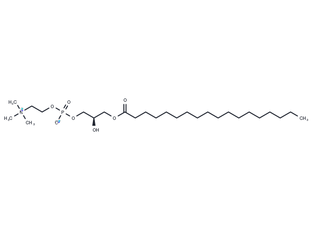 1-Stearoyl-sn-glycero-3-phosphocholine Chemical Structure