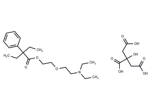 Oxeladin citrate Chemical Structure